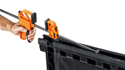 Image showing  27 in. x 32 in. 1,000 lb. Capacity Clamping Sawhorses, 2-Pack