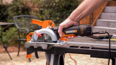 Image showing 5 th WORX 4.5A 4-1/2 in. Compact Circular Saw with Slim Body Design