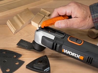 Image showing 9 th WORX 2.5 Amps Oscillating Multi-Tool