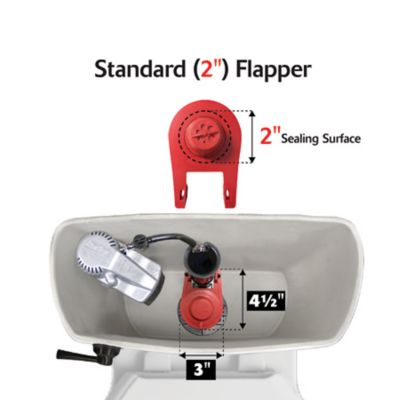 Image showing  2 in. Ultra High Performance Universal Toilet Flapper