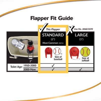 Image showing  2 in. Ultra High Performance Universal Toilet Flapper