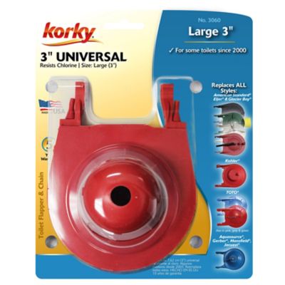 Image showing  3 in. Large Universal Toilet Flapper