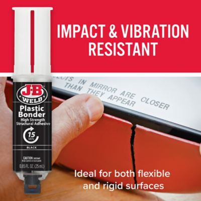 Image showing  25ml PlasticBonder Black Syringe