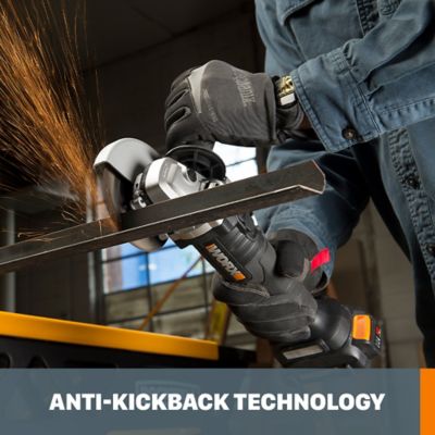 Image showing  4-1/2 in. Diameter 2Ah 20V PowerShare Cordless Angle Grinder with Brushless Motor