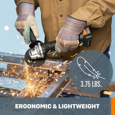 Image showing  4-1/2 in. Diameter 2Ah 20V PowerShare Cordless Angle Grinder with Brushless Motor