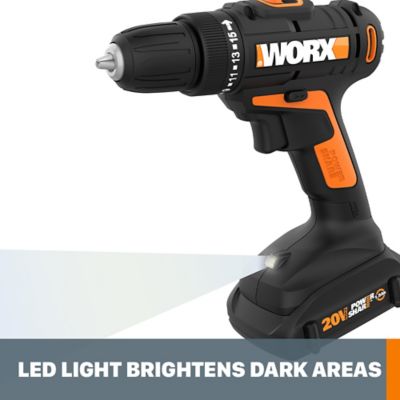 Image showing 6 th WORX Cordless 20V Drill and Impact Driver Combo Kit, 2 pc.