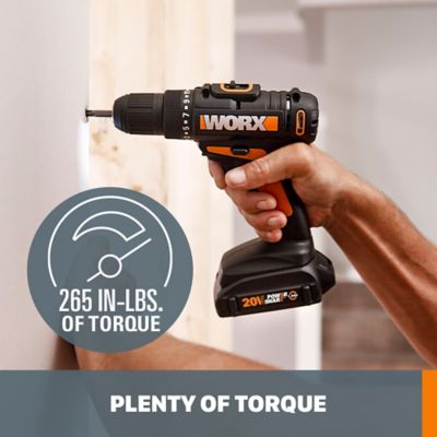 Image showing 7 th WORX Cordless 20V Drill and Impact Driver Combo Kit, 2 pc.