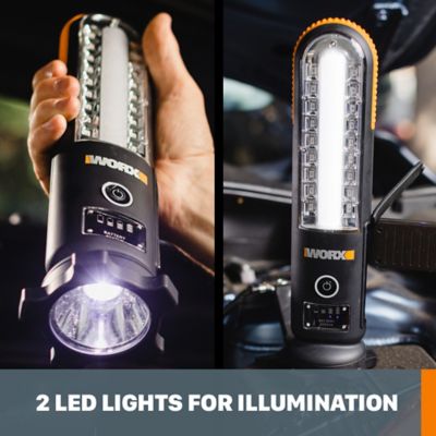 Image showing  500A Peak Multi-Function Portable Car Jump Starter with LED Lights for Gasoline Engines to 4 L and Diesel Engines to 3 L