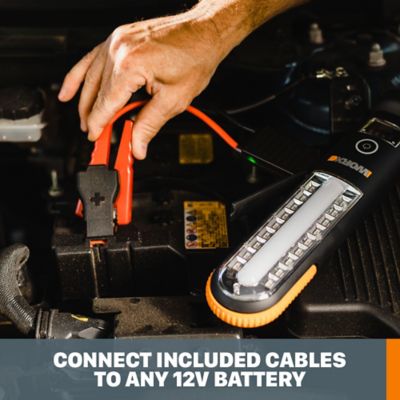 Image showing  500A Peak Multi-Function Portable Car Jump Starter with LED Lights for Gasoline Engines to 4 L and Diesel Engines to 3 L