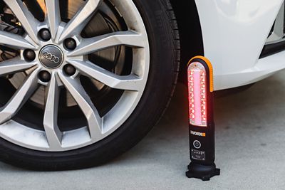 Image showing 6 th WORX 500A Peak Multi-Function Portable Car Jump Starter with LED Lights for Gasoline Engines to 4 L and Diesel Engines to 3 L