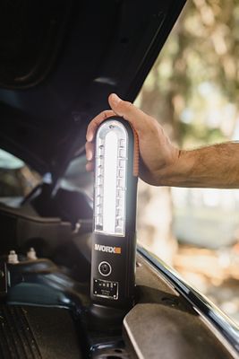 Image showing 8 th WORX 500A Peak Multi-Function Portable Car Jump Starter with LED Lights for Gasoline Engines to 4 L and Diesel Engines to 3 L