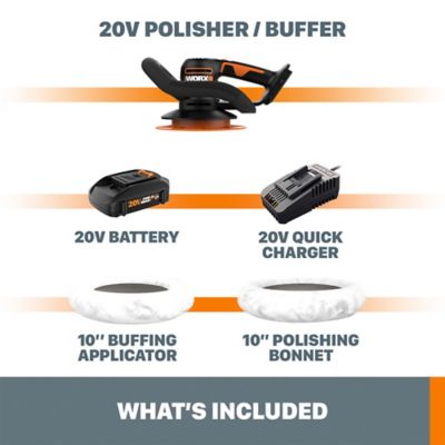 Image showing  20V 10 in. PowerShare Cordless Orbital Polisher/Buffer