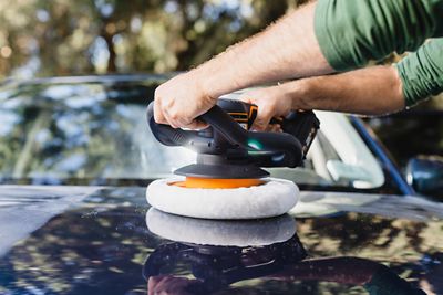 Image showing  20V 10 in. PowerShare Cordless Orbital Polisher/Buffer