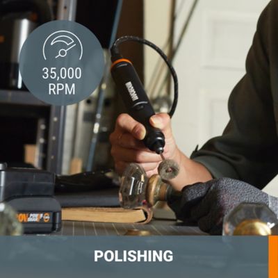 Image showing  20V MakerX Power Share Kit with Rotary Tool and Wood and Metal Crafter Iron