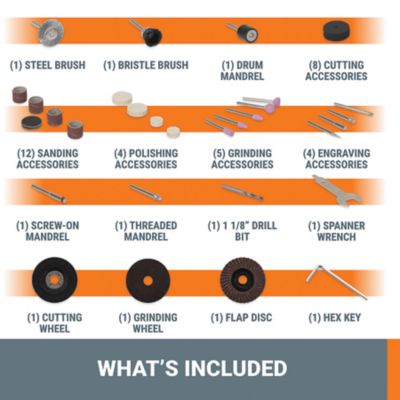 Image showing  20V MakerX Power Share Kit with Rotary Tool and Grinder