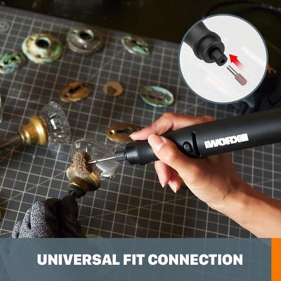 Image showing  20V MakerX Power Share Kit with Rotary Tool and Grinder