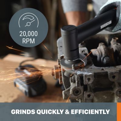 Image showing 5 th WORX 20V MakerX Power Share Kit with Rotary Tool and Grinder