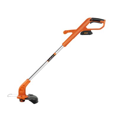 Image showing  12 in. 20V Fixed Shaft Straight Shaft Cordless String Trimmer/Edger, Battery and Charger Included
