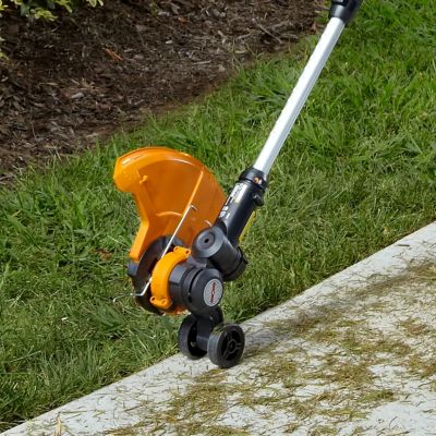 Image showing  12 in. 20V Fixed Shaft Straight Shaft Cordless String Trimmer/Edger, Battery and Charger Included
