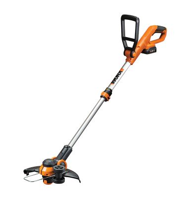 Image showing  12 in. 20V Straight Shaft Cordless String Trimmer/Edger, Battery and Charger Included, WG162