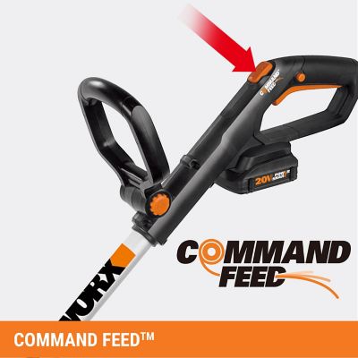 Image showing 5 th WORX 12 in. 20V Straight Shaft Cordless String Trimmer/Edger, Battery and Charger Included, WG163.10