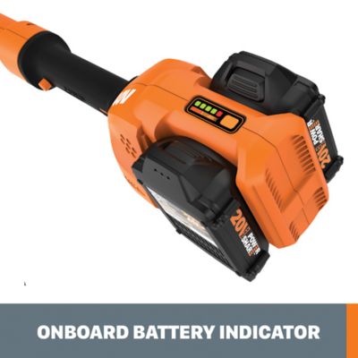Image showing  12 in. 40V Fixed Shaft Straight Shaft Cordless String Trimmer/Edger, Battery and Charger Included
