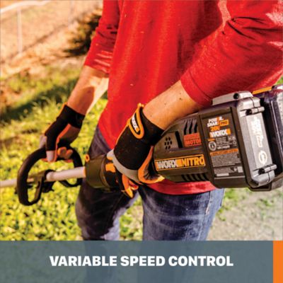 Image showing 5 th WORX Driveshare 15 in. 40V Straight Shaft Cordless String Trimmer, Battery and Charger Included, Attachment Capable