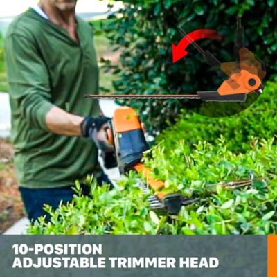 Image showing  20 in. 20V Cordless Hedge Trimmer, Battery and Charger Included, WG252