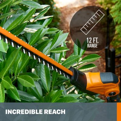 Image showing  20 in. 20V Cordless Hedge Trimmer, Battery and Charger Included, WG252