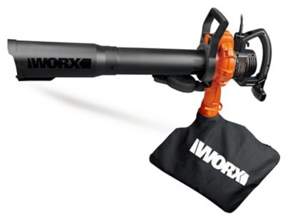 Image showing  TriVac 250 MPH/400 CFM 12A Corded 3-in-1 Handheld Leaf Blower, Vacuum and Mulcher