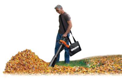 Image showing  TriVac 250 MPH/400 CFM 12A Corded 3-in-1 Handheld Leaf Blower, Vacuum and Mulcher