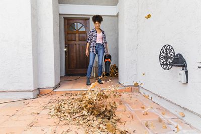 Image showing  Turbine 800 135 MPH/800 CFM 12A Corded Handheld Leaf Blower