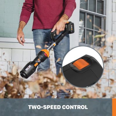 Image showing  LeafJet 130 MPH/410 CFM 20V Cordless Handheld Leaf Blower, Battery and Charger Included