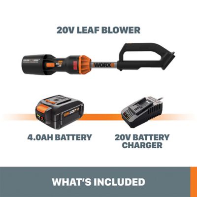 Image showing  LeafJet 130 MPH/410 CFM 20V Cordless Handheld Leaf Blower, Battery and Charger Included