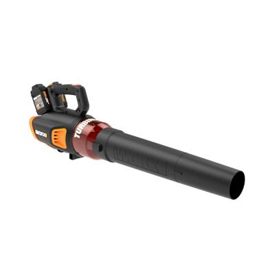 WORX 80 MPH/470 CFM 2x20V Li-Ion Cordless Brushless Blower, 1-Hour Dual Charger