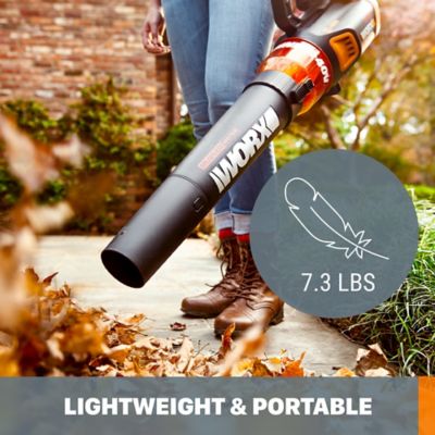 Image showing  80 MPH/470 CFM 40V Cordless Handheld Leaf Blower, Battery and Charger Included