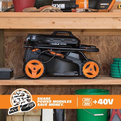 Image showing  13 in. 40V Cordless Electric Push Lawn Mower