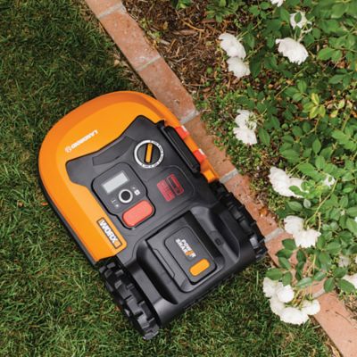 Image showing  8 in. Landroid M 20V 4.0 Ah Fully Automated Robotic Lawn Mower for 1/4 Acre/10,890 sq. ft. Lawns