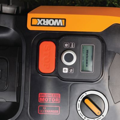 Image showing 6 th WORX 8 in. Landroid M 20V 4.0 Ah Fully Automated Robotic Lawn Mower for 1/4 Acre/10,890 sq. ft. Lawns