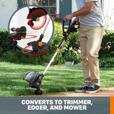Image showing  12 in. 20V Straight Shaft Cordless String Trimmer/Edger and Turbine Blower Combo Kit, Battery and Charger Included