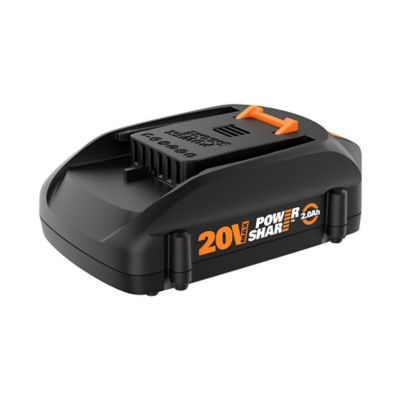 WORX 20V Max Li-Ion Power Share 2.0Ah Battery with Power Level Indicator