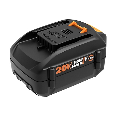 WORX 20V Max Li-Ion Power Share 4.0Ah Battery with Power Level Indicator at  Tractor Supply Co.