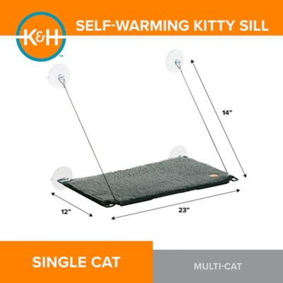 Image showing  Window Lounger Cat Hammock Self-Warming, 12 in. x 23 in.