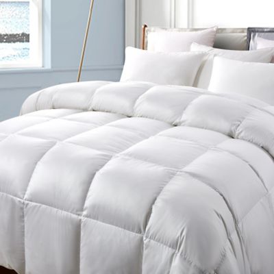 Image showing  300 Thread Count White Down Fiber Comforter, Extra Warmth