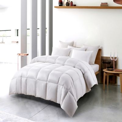 Image showing  300 Thread Count White Down Fiber Comforter, Extra Warmth
