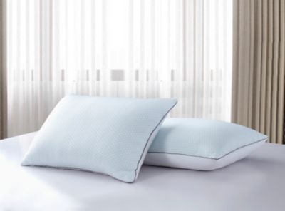 Image showing  Summer and Winter White Goose Feather Bed Pillow, 233 Thread Count, 2 pc.