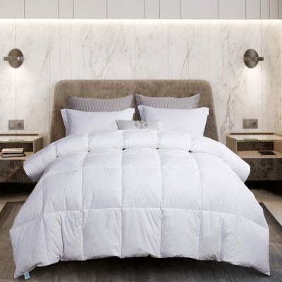Martha Stewart 240 Thread Count White Goose Down and Feather Comforter, Cotton