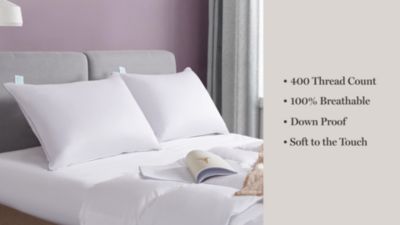Image showing  White Down Pillow, 400 Thread Count