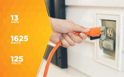 Image showing  25 ft. Outdoor 16/3 Light-Duty Extension Cord