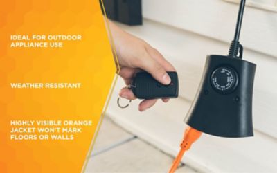 Image showing  25 ft. Outdoor 16/3 Light-Duty Extension Cord